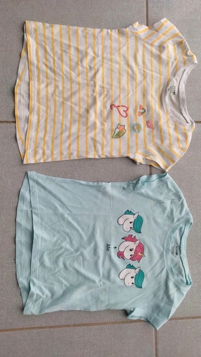 Lot de 2 t-shirts MC Kiabi Taille 5 A