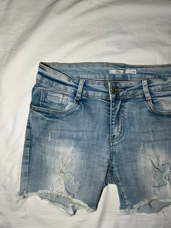 Short en jean hello miss - photo numéro 3