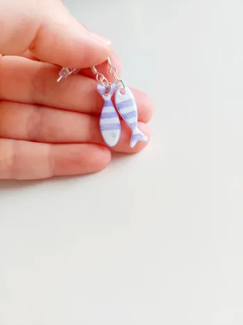 Boucles d'oreilles poissons