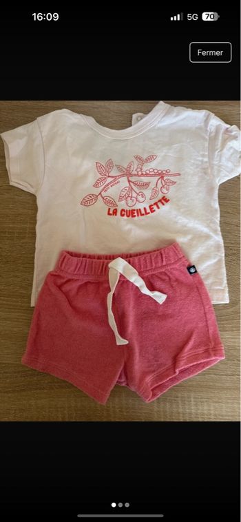 Ensemble petit bateau 