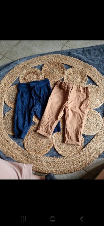 Lot 2 pantalons 6 mois
