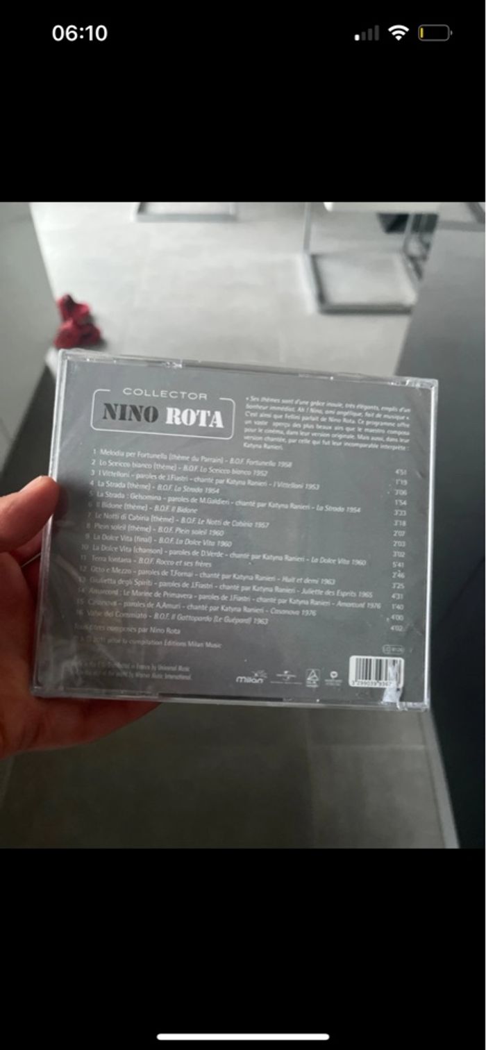 Cd  collector Nino Rota édition du centenaire - photo numéro 2