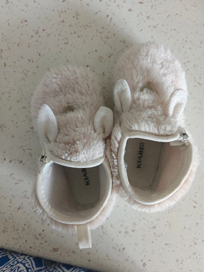 Joli chausson hiver motif coeur - photo numéro 7