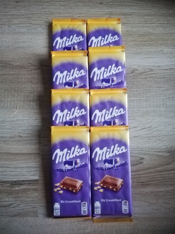 Tablettes Milka Riz croustillant