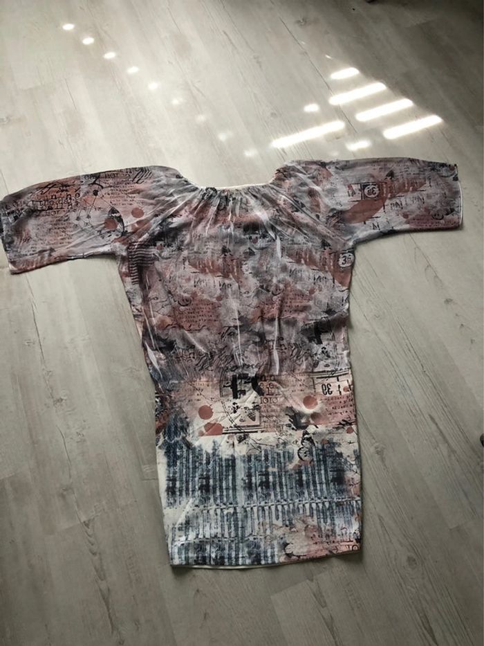 BB-Robe chic imprimée + strass T 40/44 NEUVE - photo numéro 10