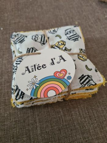 Lot de 7 lingettes lavables