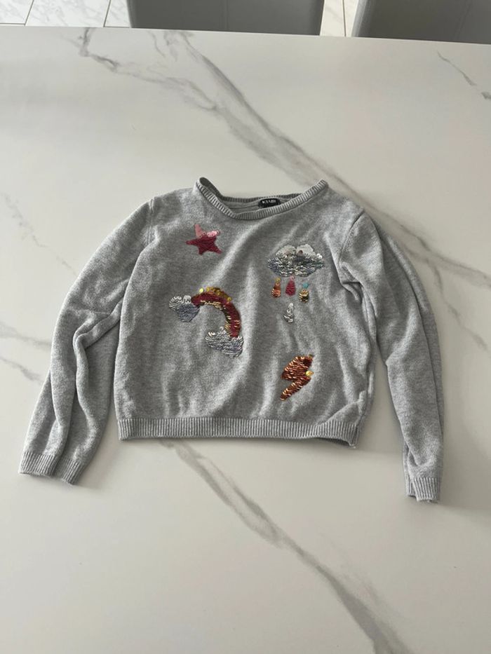 Pull avec sequins