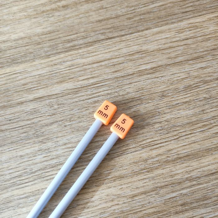 🧶 Paire d'Aiguilles à Tricoter - 5 mm 🧶 - photo numéro 3