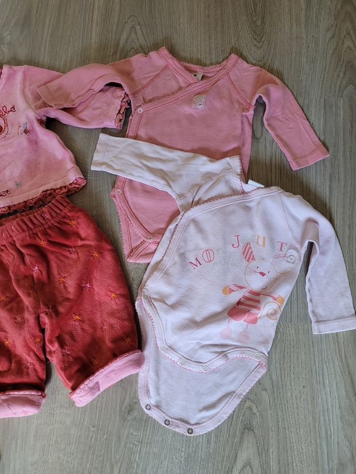 Lot vêt fille hiver 3 mois 60 cm Absorba - photo numéro 3