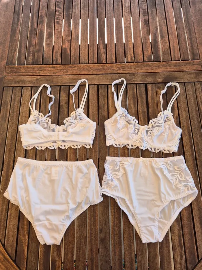 Lot de 2 ensemble soutien-gorge culottes 85B 38/40 - photo numéro 2