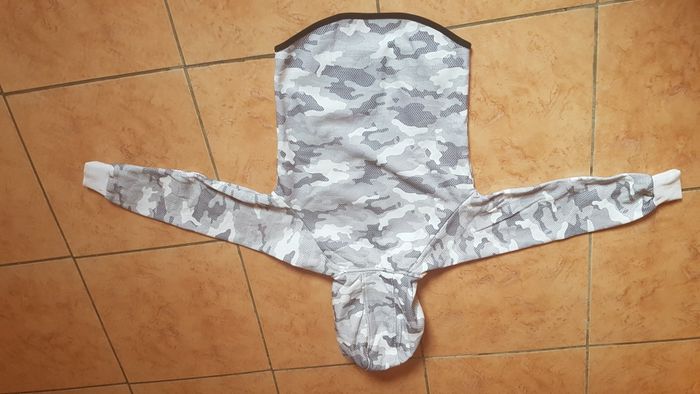 Veste polaire à capuche garçon 7-8 ans gris et blanc - photo numéro 6