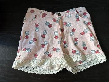 Short rose ananas fille