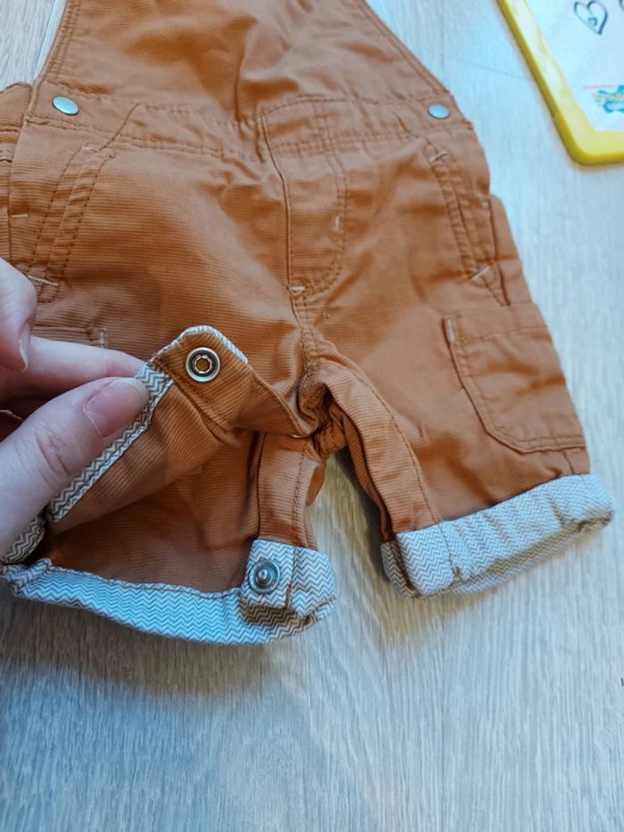 Jolie salopette short obaibi garçon 3 mois - photo numéro 5