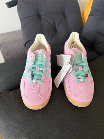 Adidas originals gazelle unisex baskets basses bliss lilac mint