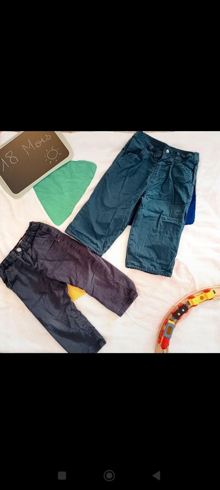 Pantalons en très bon état 18 mois