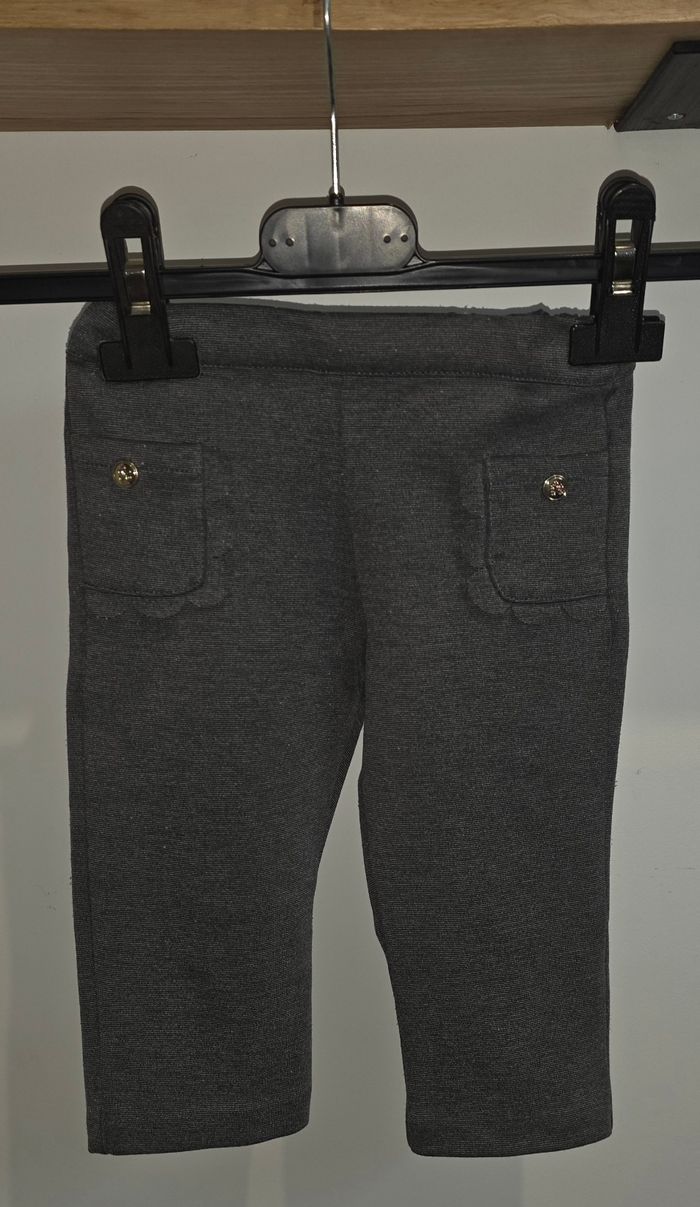Pantalon gris tartine et chocolat 9 mois