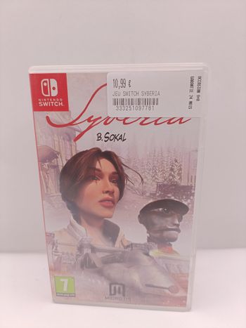 Jeu switch Syberia B.Sokal