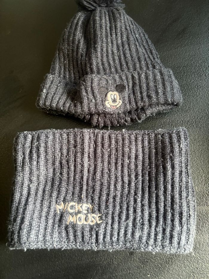 Bonnet et snood Disney Mickey