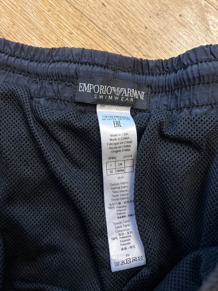 Maillot de bain Noir Emporio Armani 52 - photo numéro 3