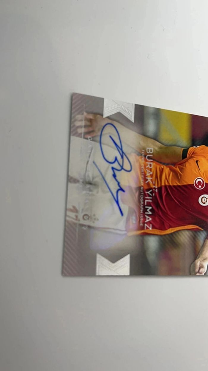 2015-16 Topps Champions League Showcase Burak Yilmaz Auto Galatasaray #CLA-BY - photo numéro 6