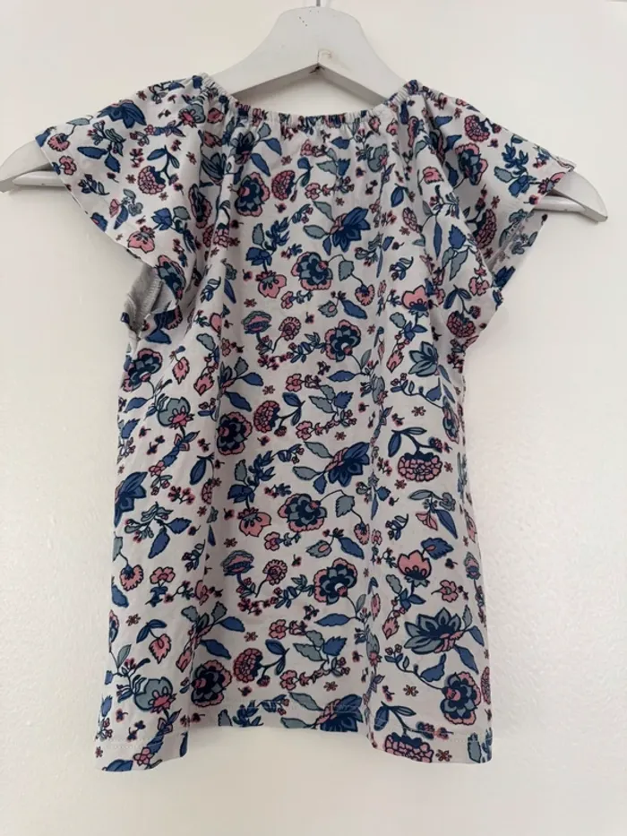 Tee shirt à fleur - photo numéro 2
