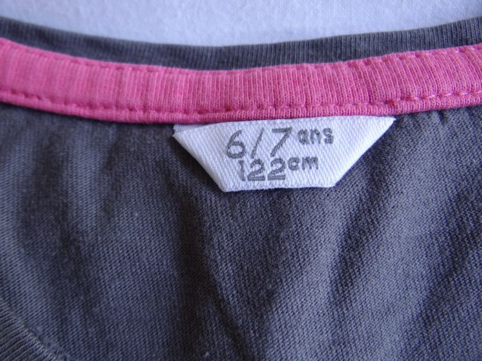 t-shirt gris 6-7 ans - photo numéro 4