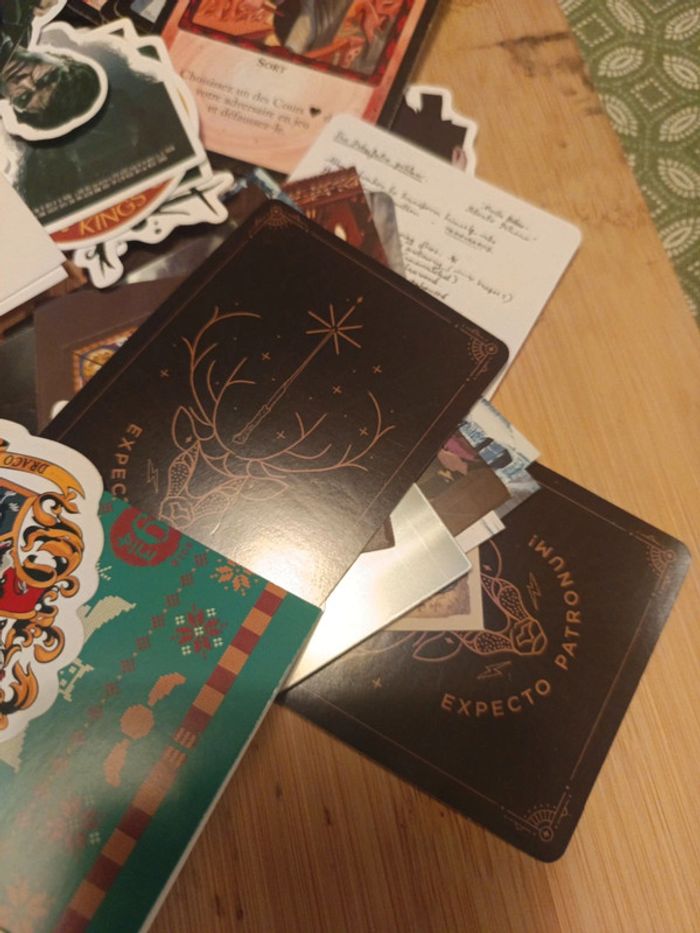 Lot divers mini cartes autocollant sur le thème d'Harry Potter - photo numéro 8