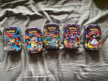 Art set min tin mega evolution Pokémon