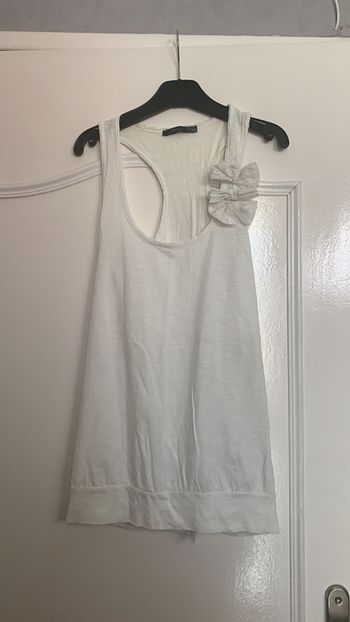 Débardeur blanc M