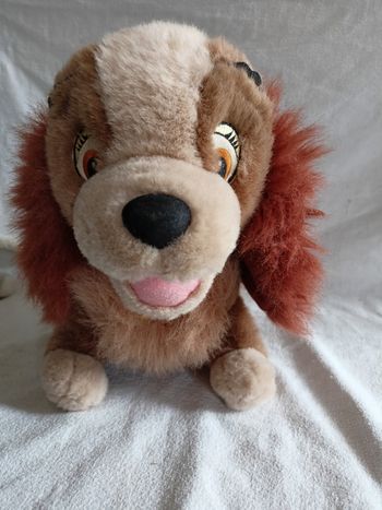 Peluche lady belle et le clochard Disneyland Paris