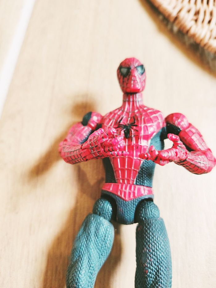 🦟Figurine Spider-man Avengers super sense superposeable année 2004 Toy biz - photo numéro 3