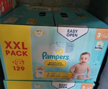 Couches Pampers Prenium XXL taille 3