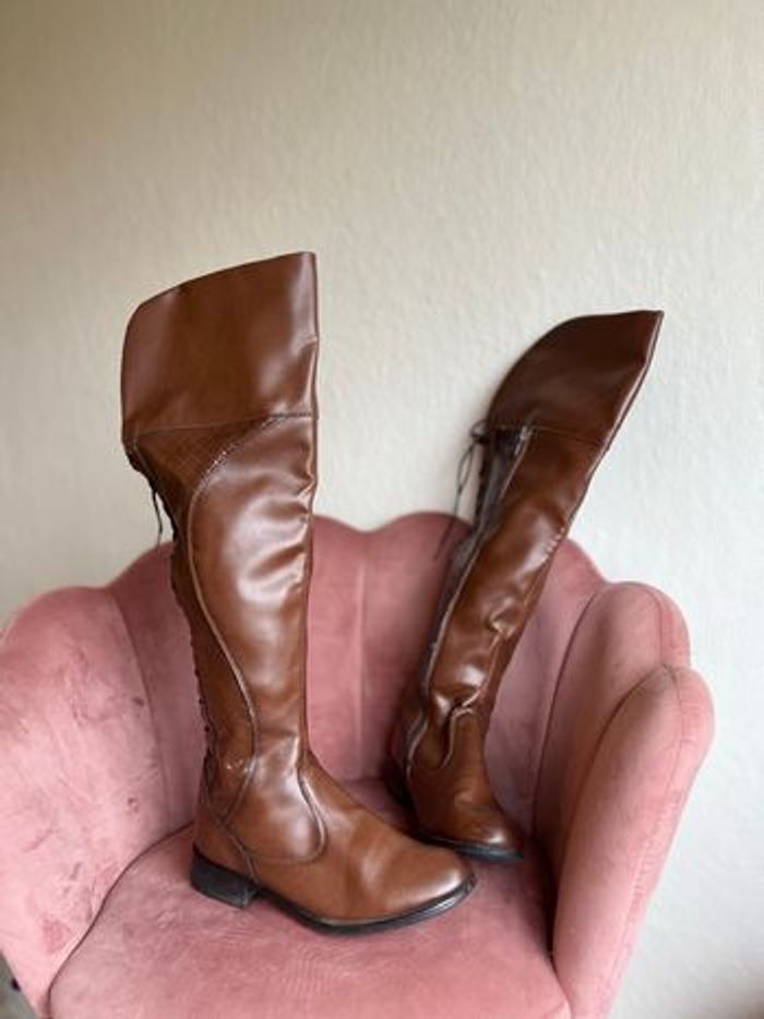 👉 Bottes hautes marron Membur Taille 41 – Style équestre chic 🤎 - photo numéro 6