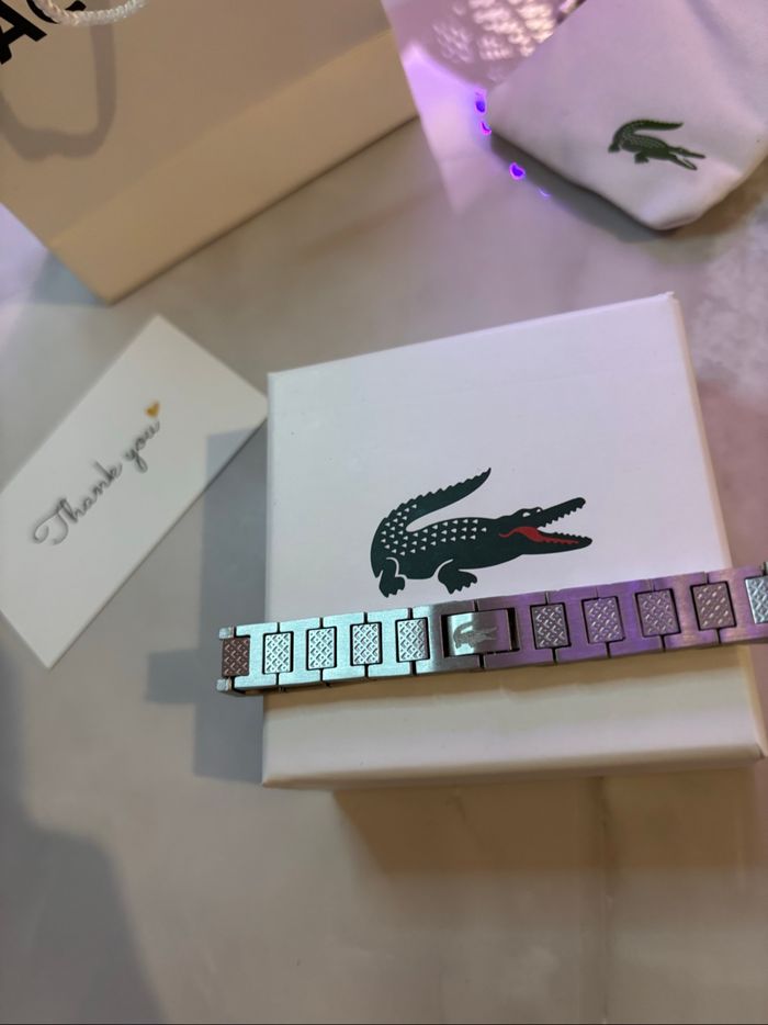 Bracelet Lacoste homme – acier inoxydable - photo numéro 2