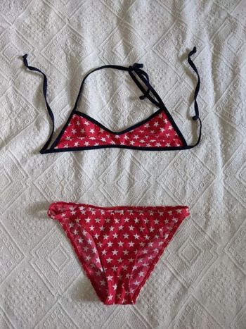Bikini rouge étoiles blanches Banana Moon T34/36