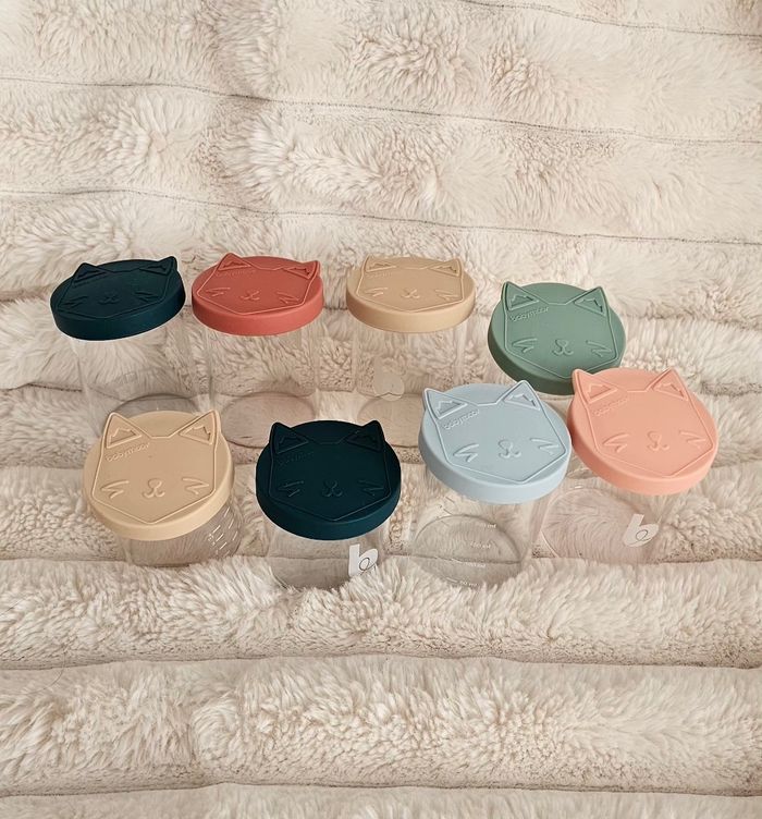 Lot de 8 pots en verre Isy bowls de Babymoov