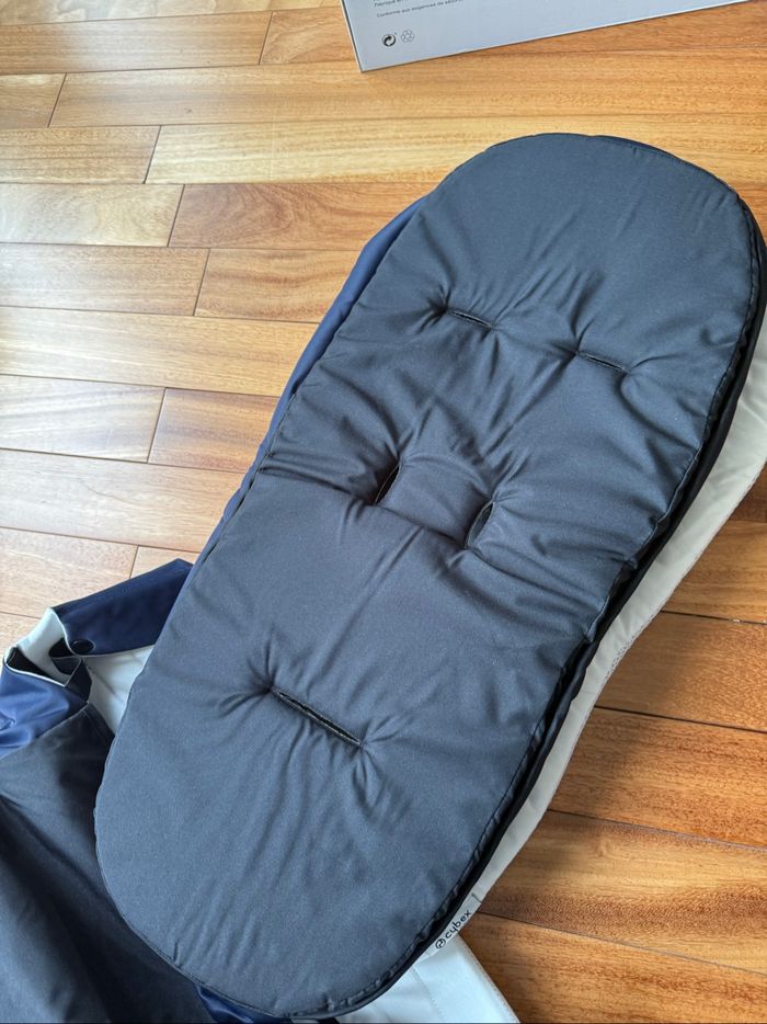 Chancelière lite cot cybex mios priam jamais utilisé nautical blue priam mios - photo numéro 7