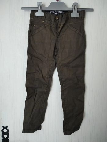 Slim 5 ans kaki foncé Vynil fraise