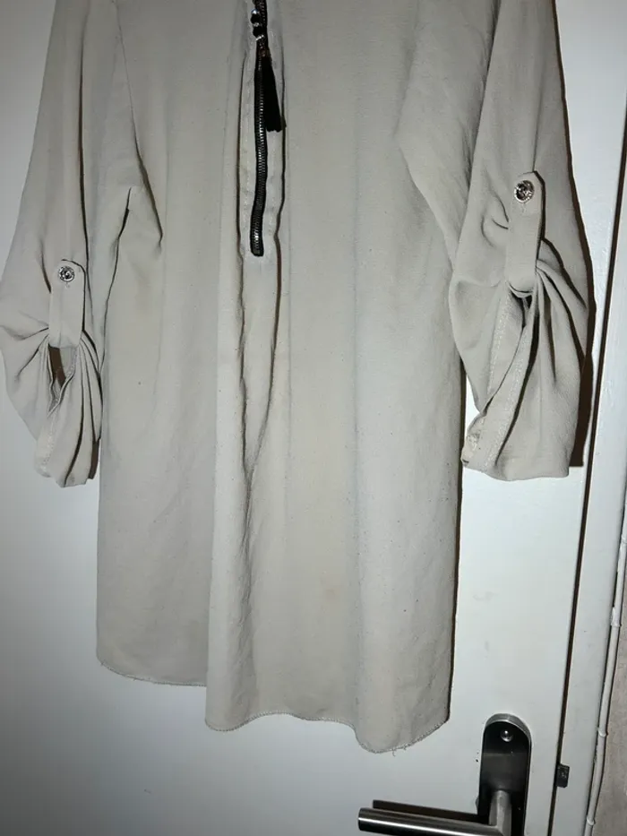 Tunique beige vintage - photo numéro 3