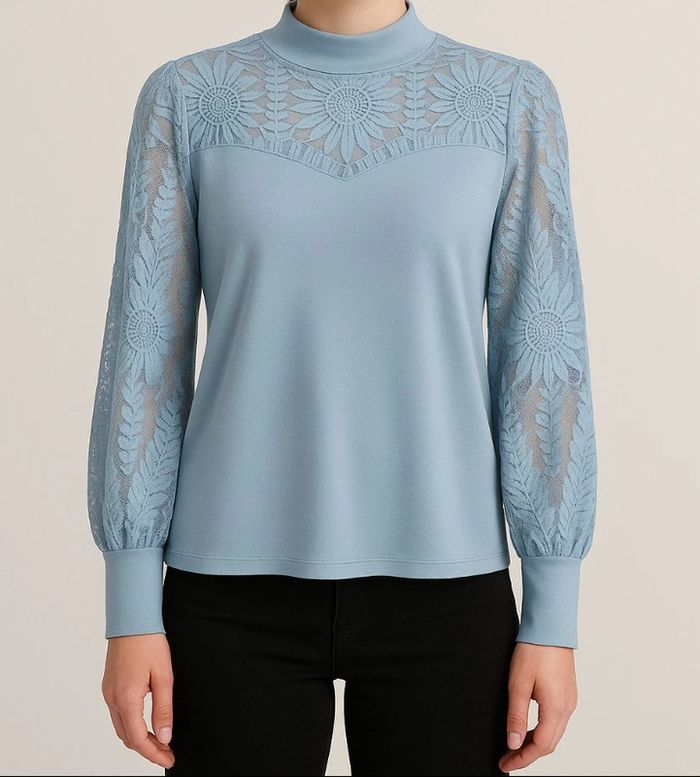 T-shirt bleu clair taille XL