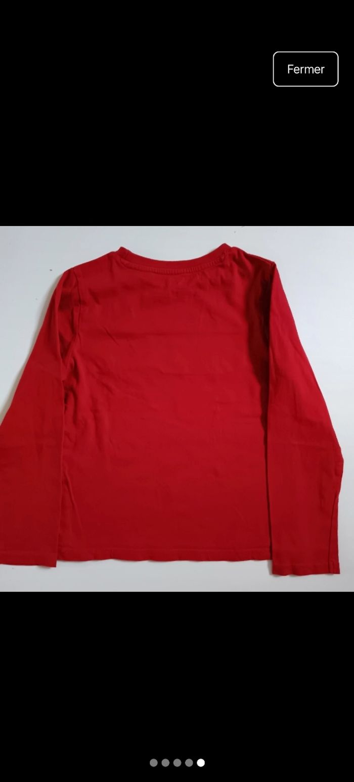 Polo bleu blanc rouge 6 ans - photo numéro 5