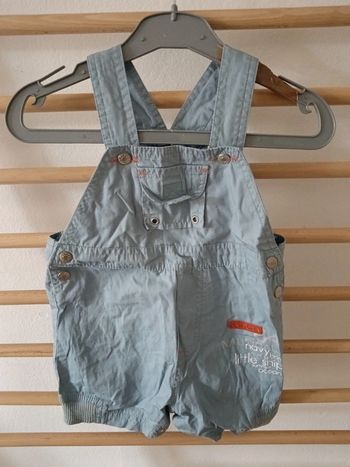 Salopette short petit pirate