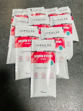 Boisson isotonique d’effort saveur menthe lot de 10 sachets