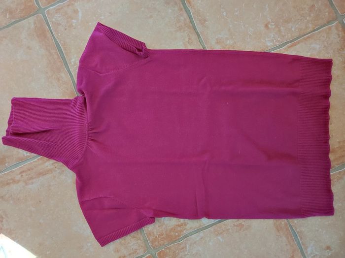 Pull léger manches courtes 36