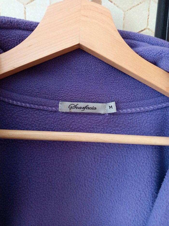 Veste polaire chaud violet - photo numéro 10
