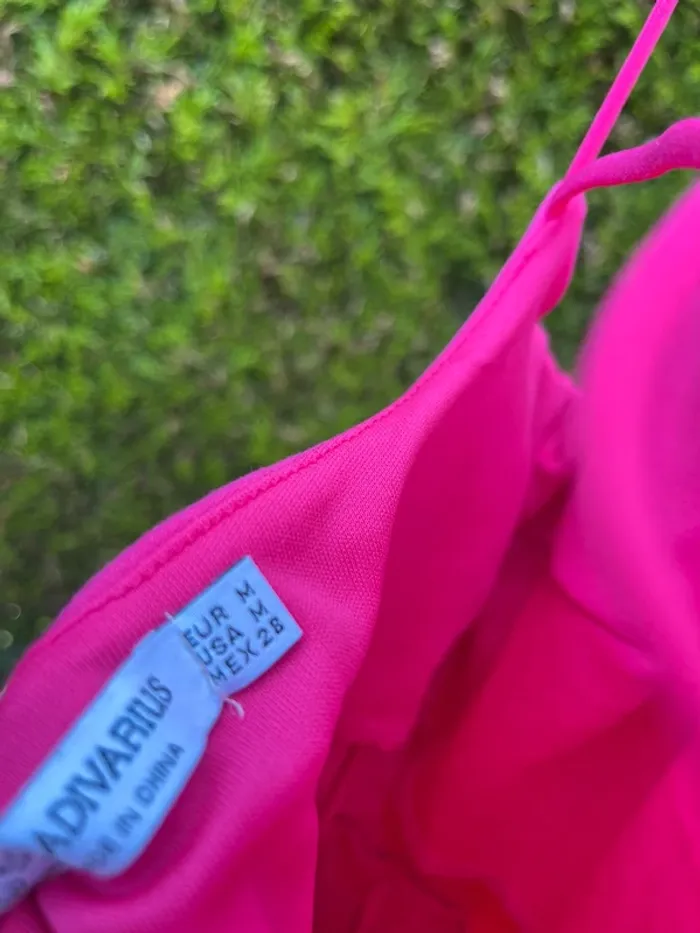 robe rose fuschia stradivarius - photo numéro 5