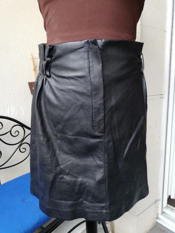 🌹Jupe simili cuir Mango🌹