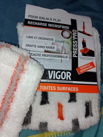 Housse microfibre neuve pour balai multi-usages Press'Pro