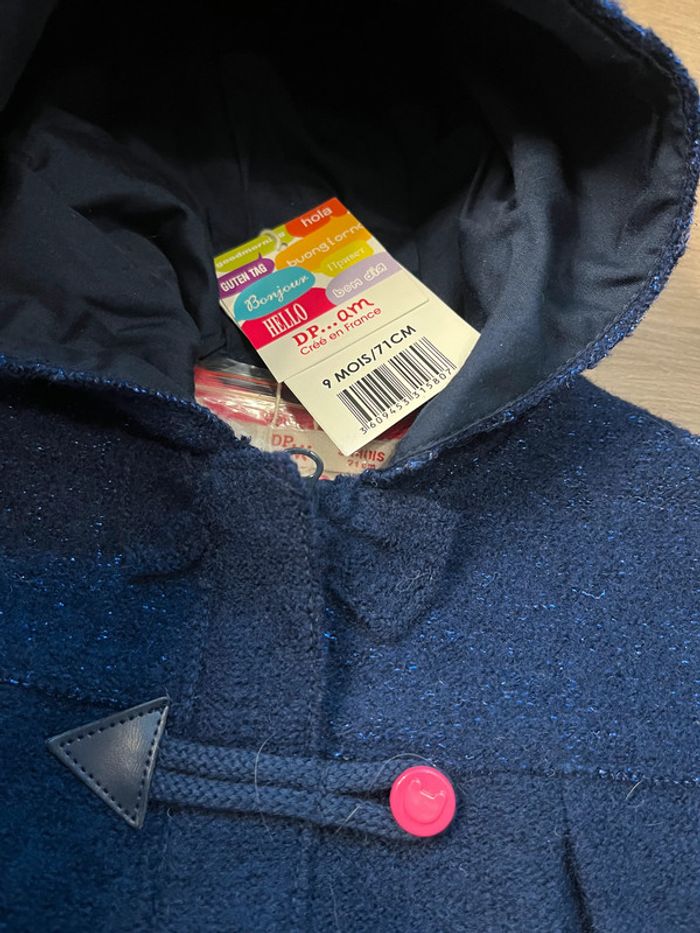 Veste / Manteau * DPAM * 9 Mois * Fille : NEUF - photo numéro 3