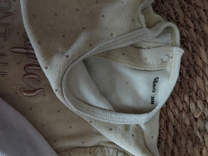 2 grenouillère pyjamas filles, Gemo, 36 mois - photo numéro 2